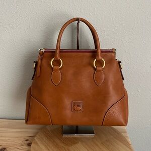Dooney & Bourke Brown Leather Satchel